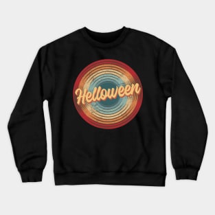 Helloween Vintage Circle Crewneck Sweatshirt